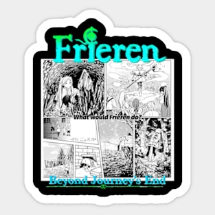 What would Frieren do? Sticker